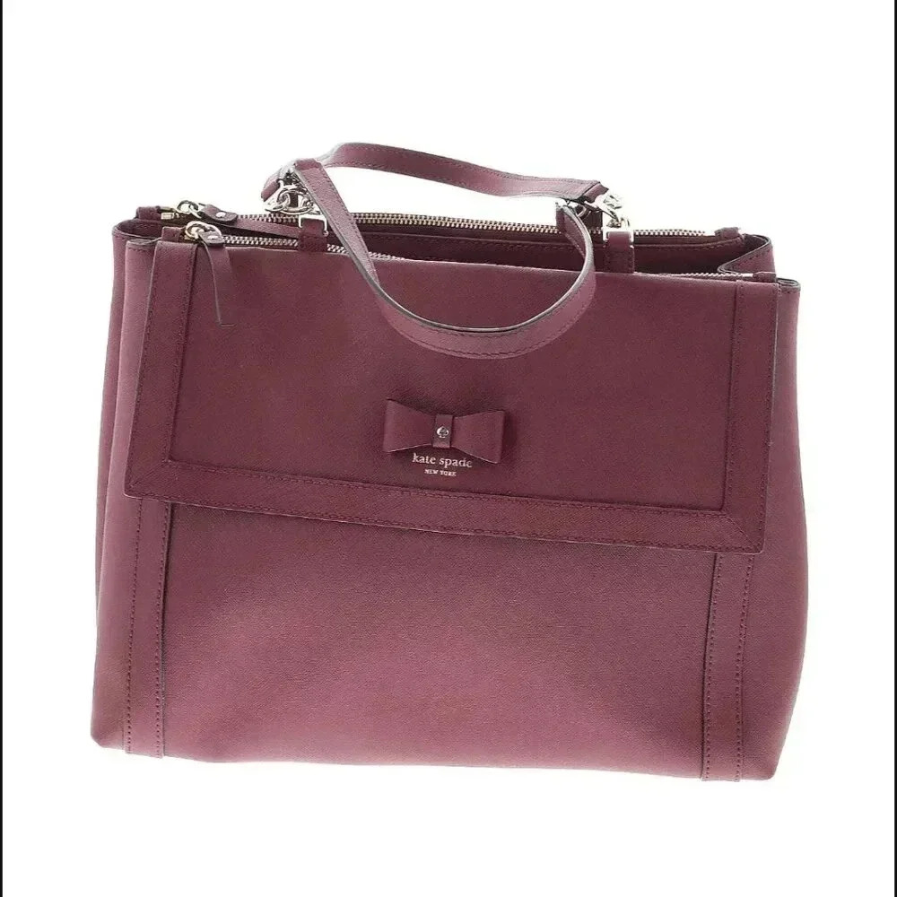 Kate Spade Leather Shoulder Bag with Bow NWOT! - Picture 7 of 11
